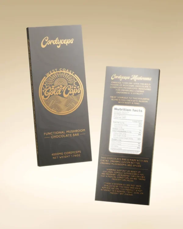 West Coast Gold Caps Cordyceps 4000mg Chocolate West Coast Gold Caps Cordyceps 4000mg Chocolate