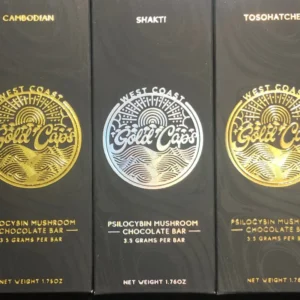 West Coast Gold Caps Shakti Chocolate Bars